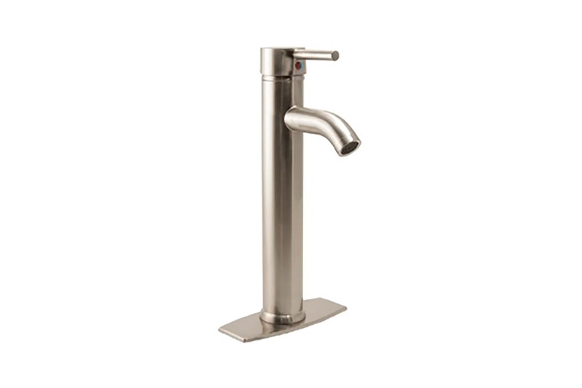 Monomando alto para lavabo acabado satn