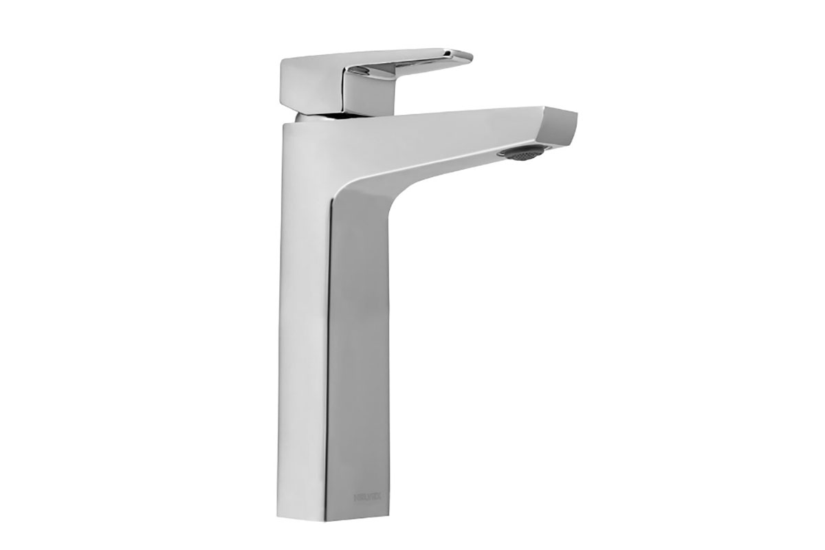 Monomando alto para lavabo Piazza Pia-101 acabado cromo 
