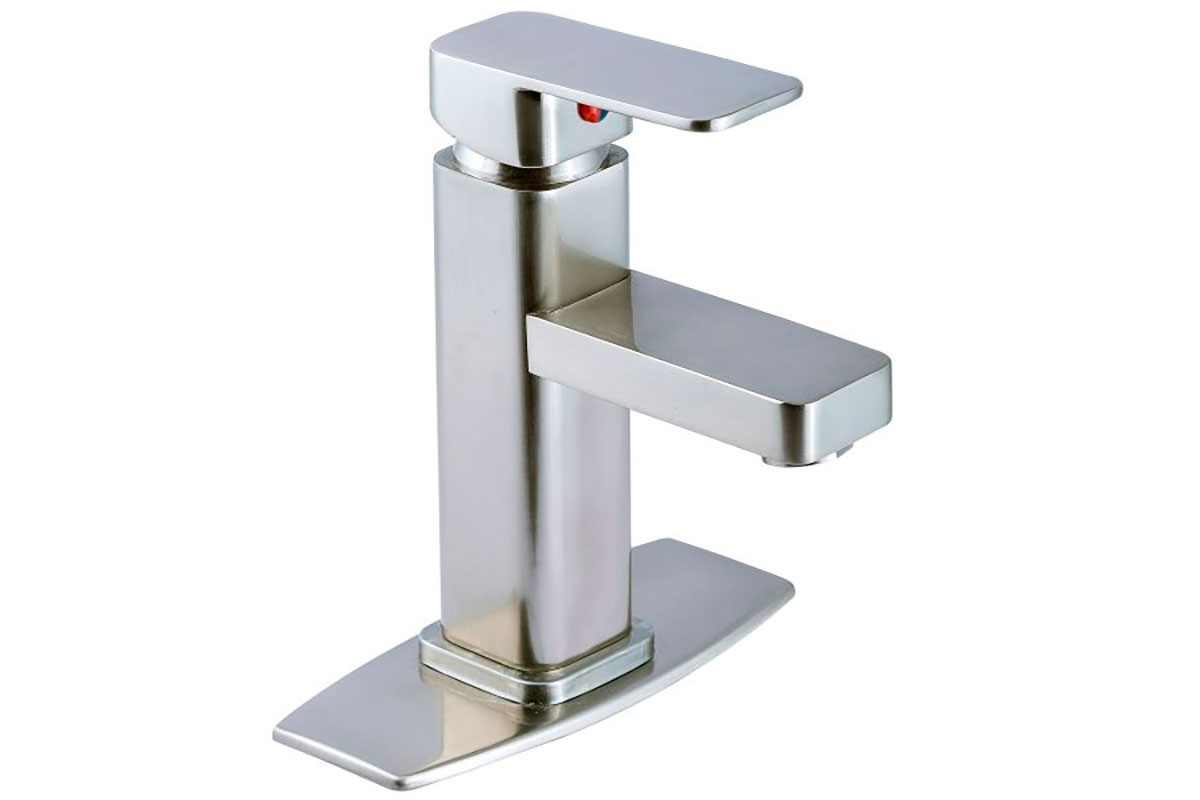 Monomando corto para lavabo 10410 satin 