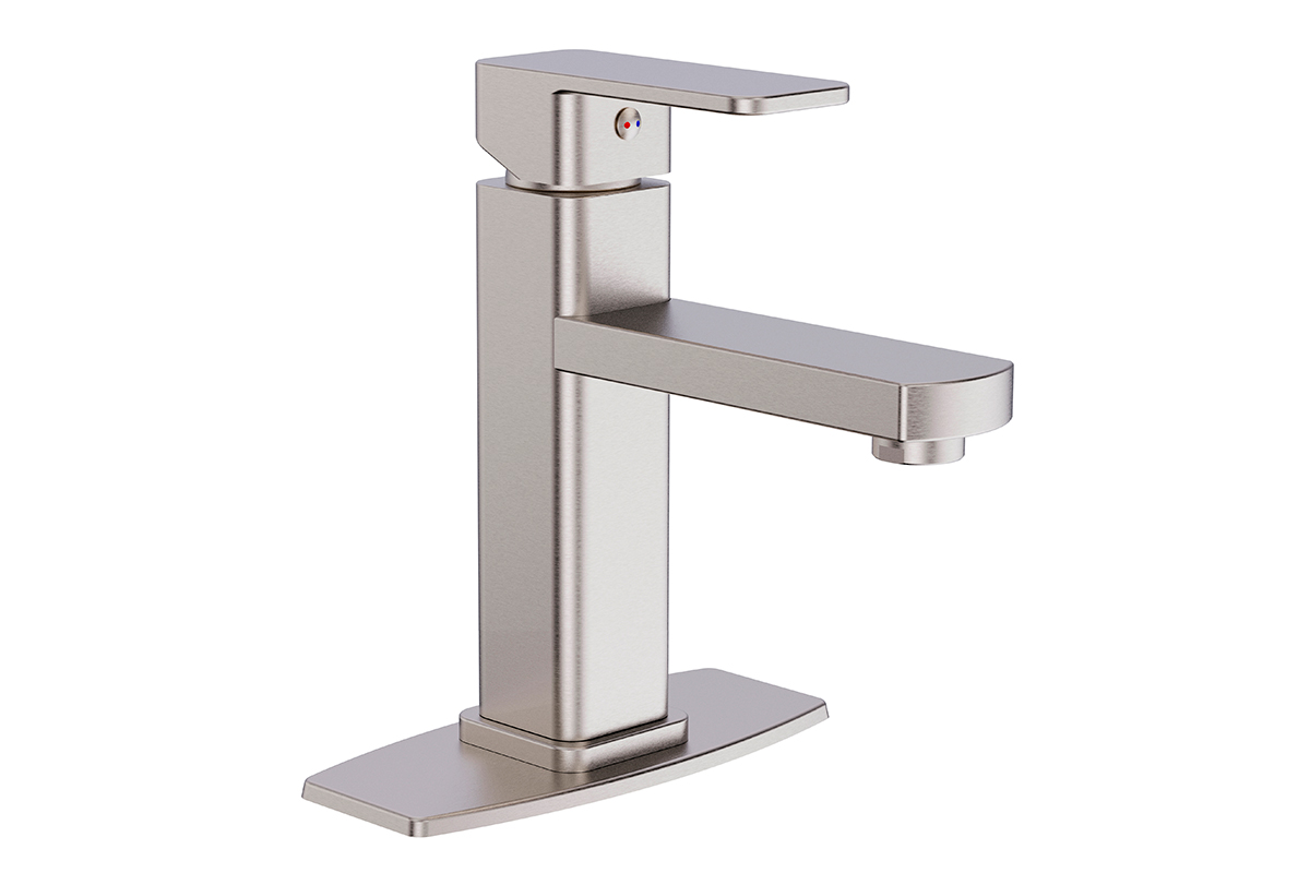 Monomando corto para lavabo 10410 satin 