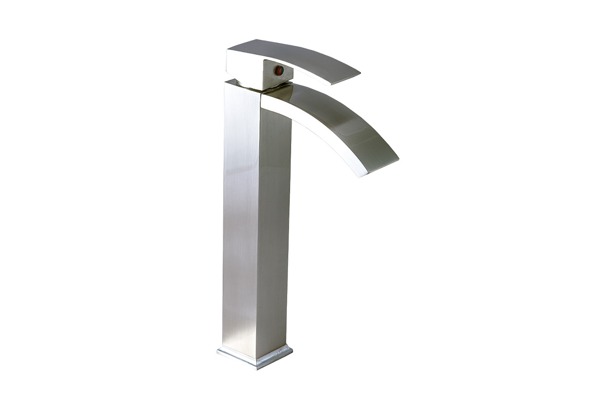 Monomando alto para lavabo 10320 acabado satn