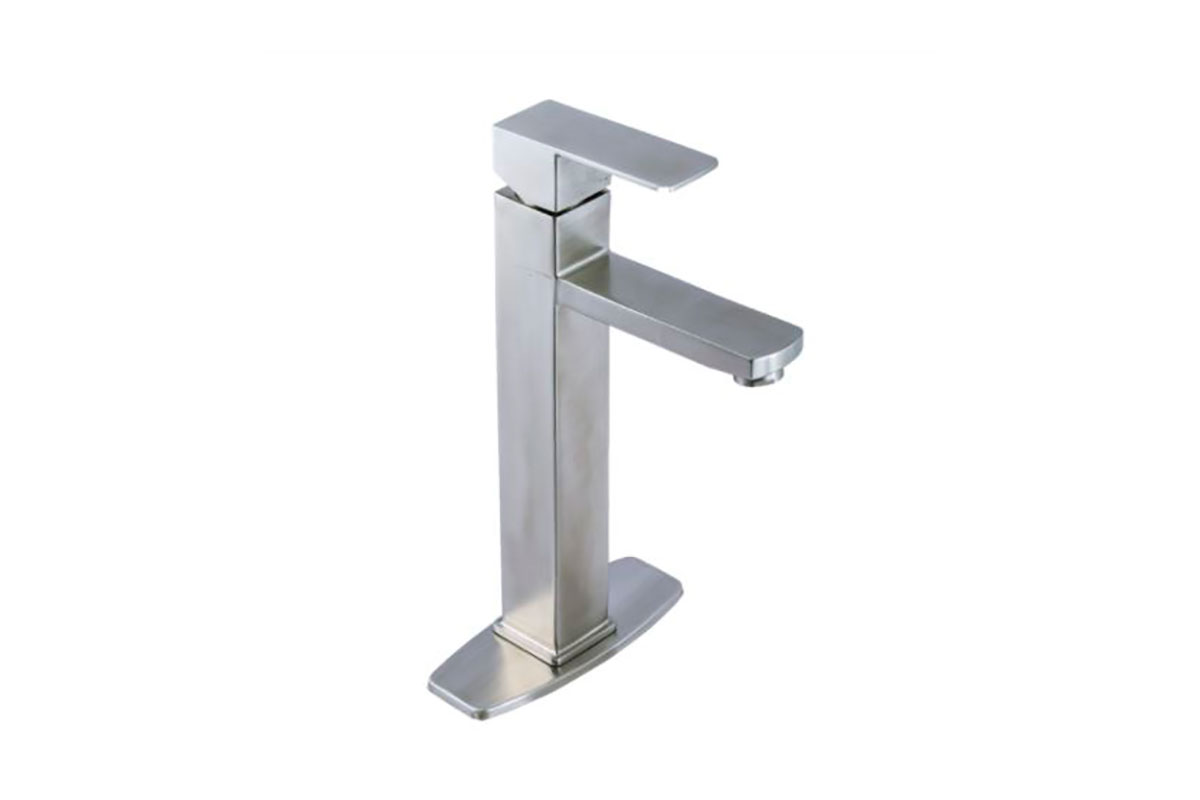 Monomando alto para lavabo 10450 acabado satn 