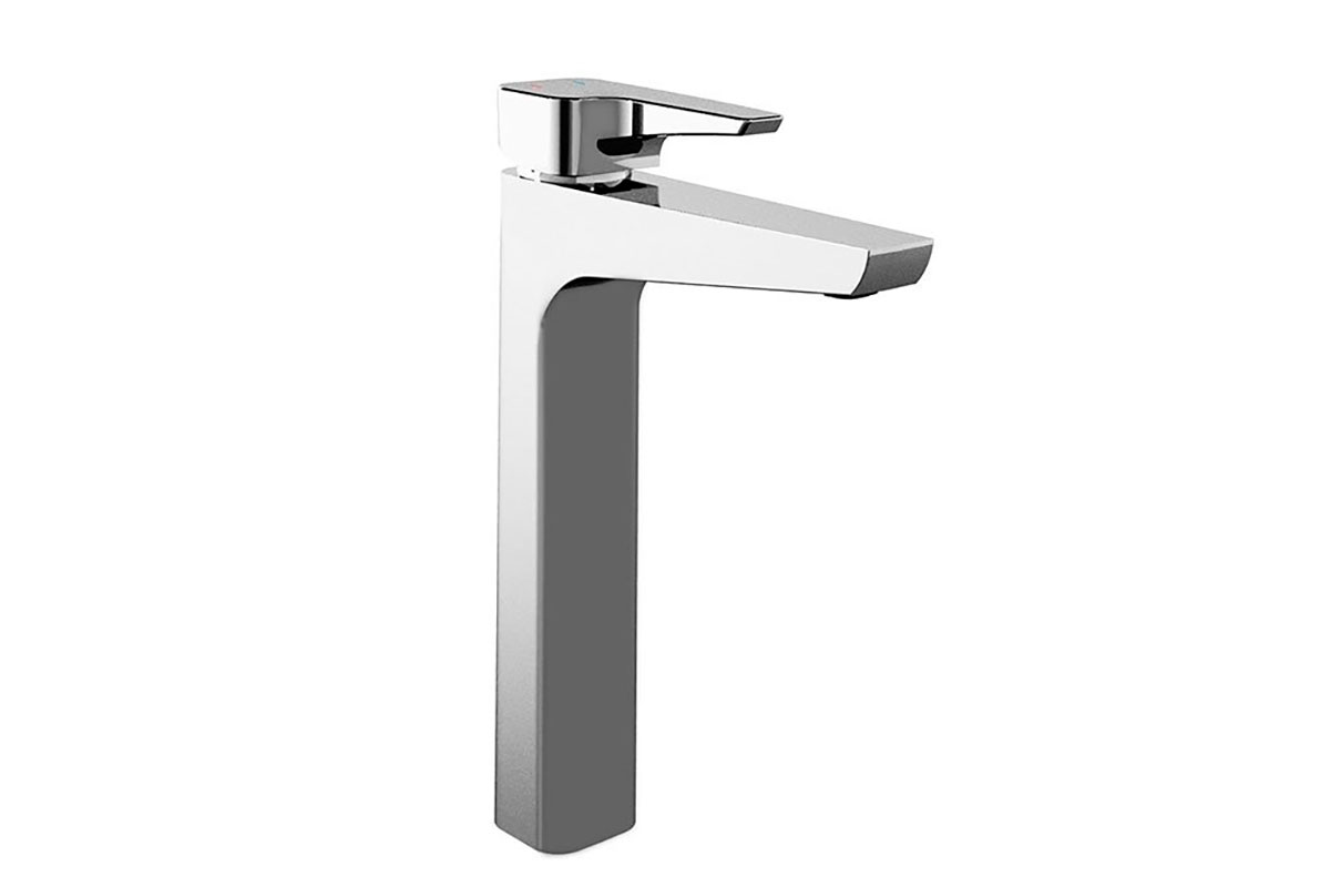 Monomando alto para lavabo Lusitania Lus-101 acabado cromo