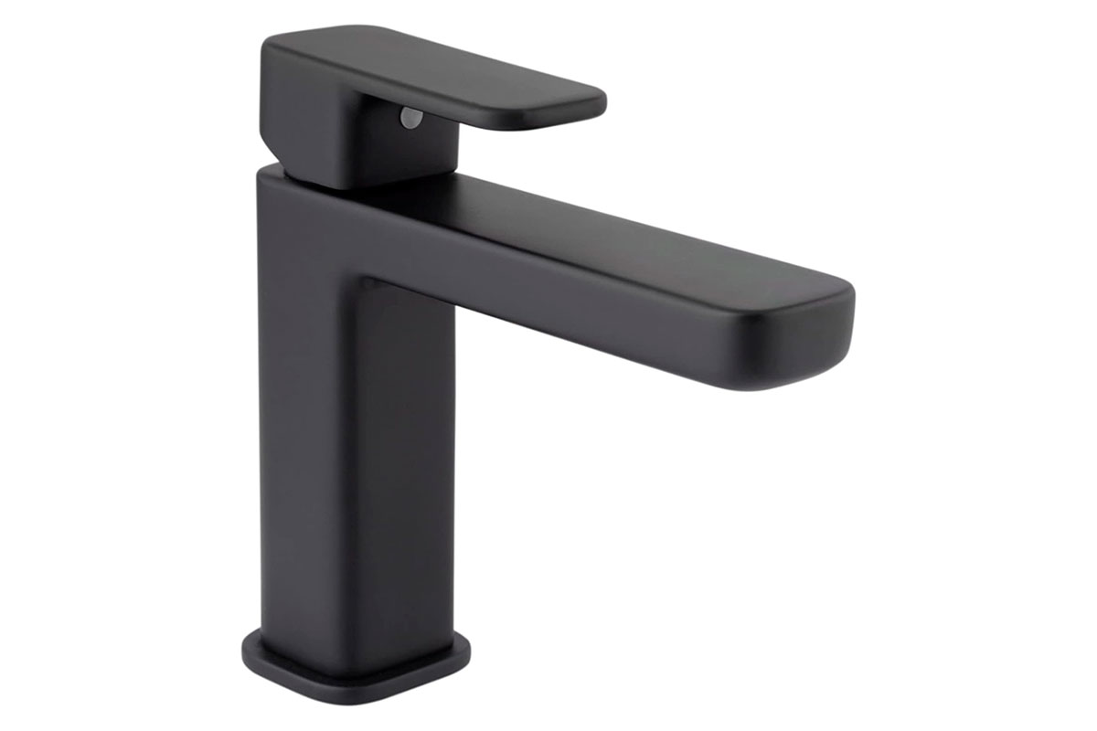 Monomando corto para lavabo ITUA 9433NY.2 color negro mate