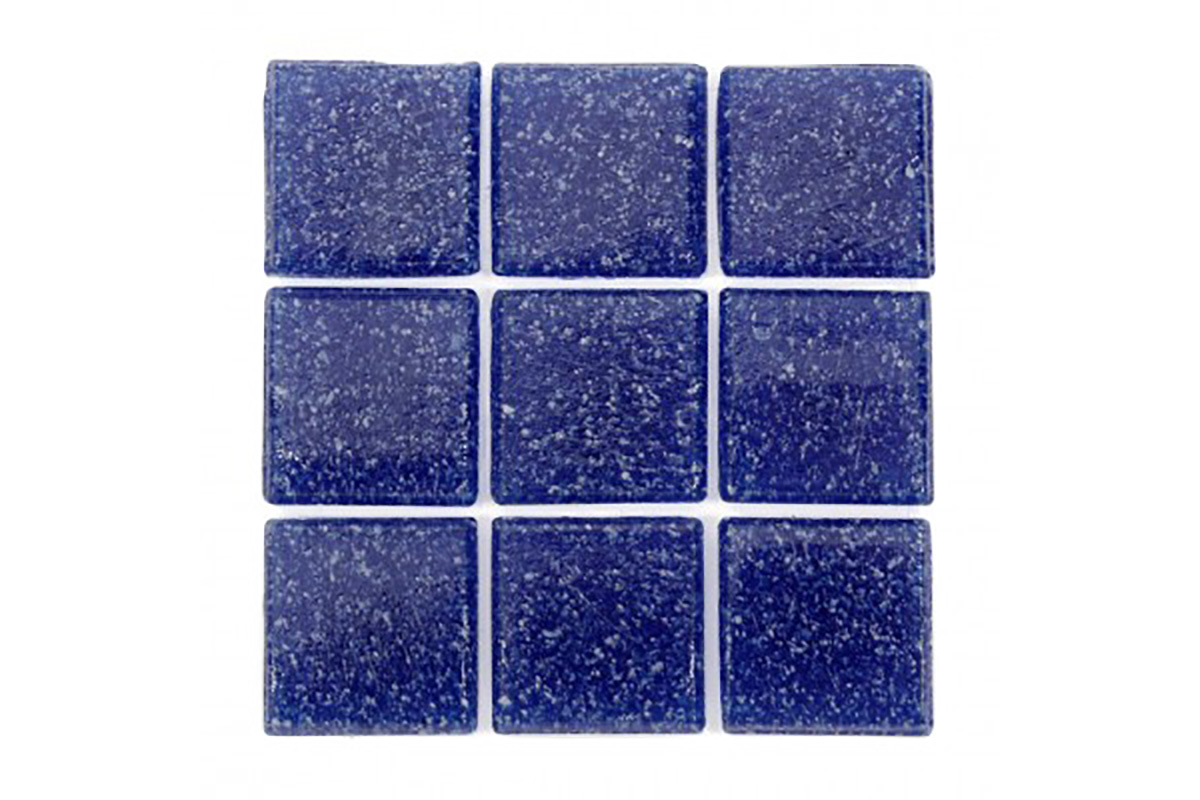 Mosaico Veneciano azul cobalto oscuro 5 x 5 cm 