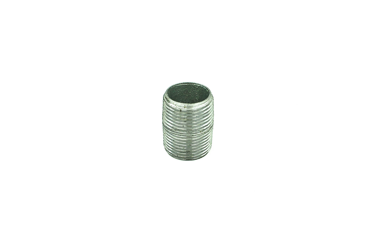 Niple galvanizado 19 mm x rosca corrida 
