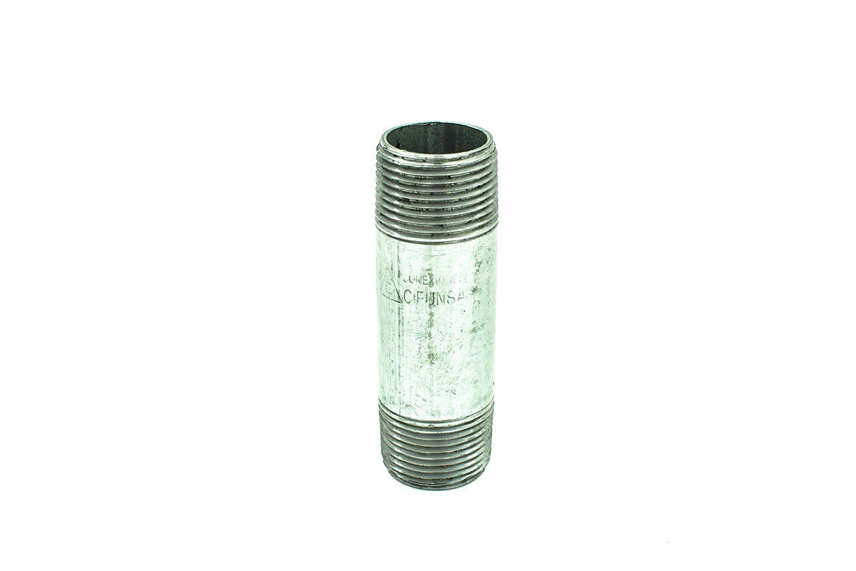 Niple galvanizado 25 mm x 3