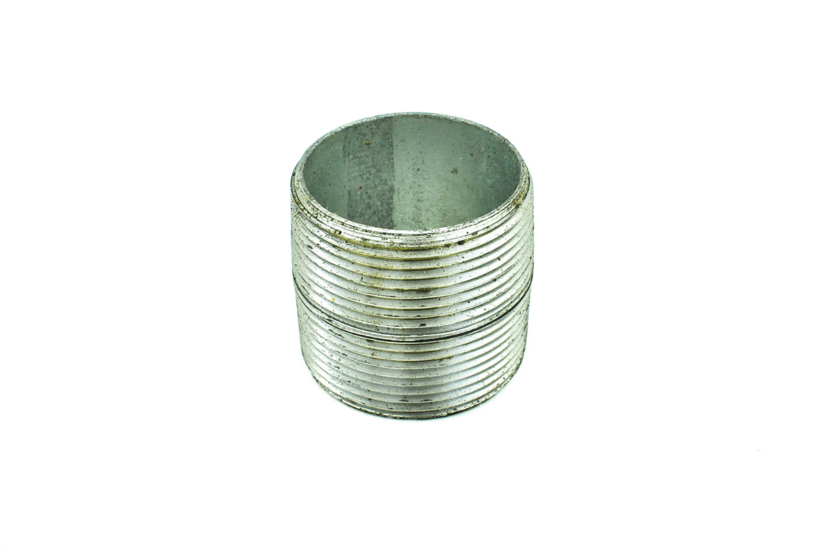 Niple galvanizado 51 mm roscable corrida 