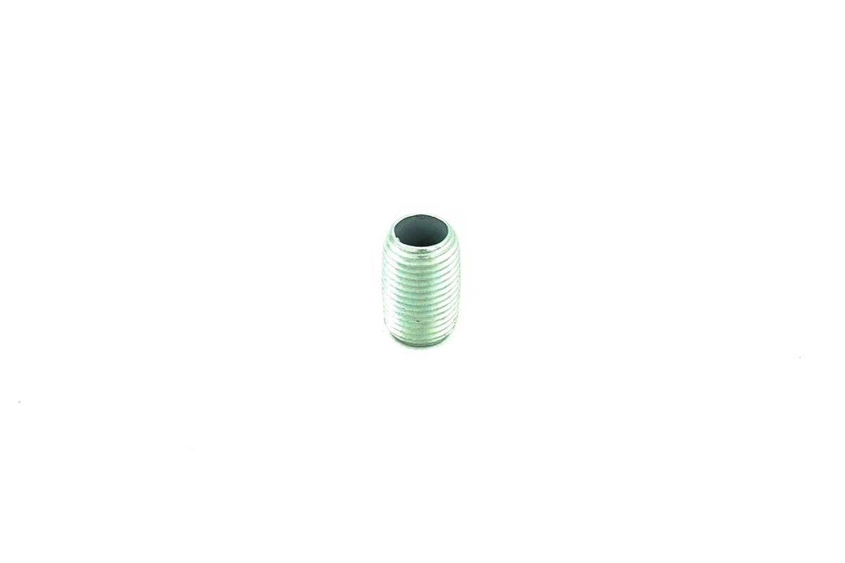 Niple galvanizado 6 mm x rosca corrida 