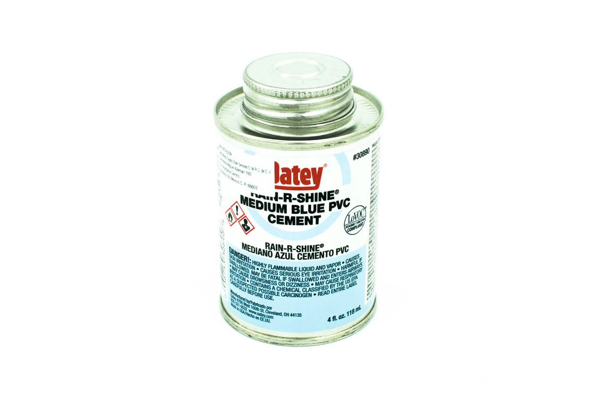 Bote de pegamento PVC azul 118 g