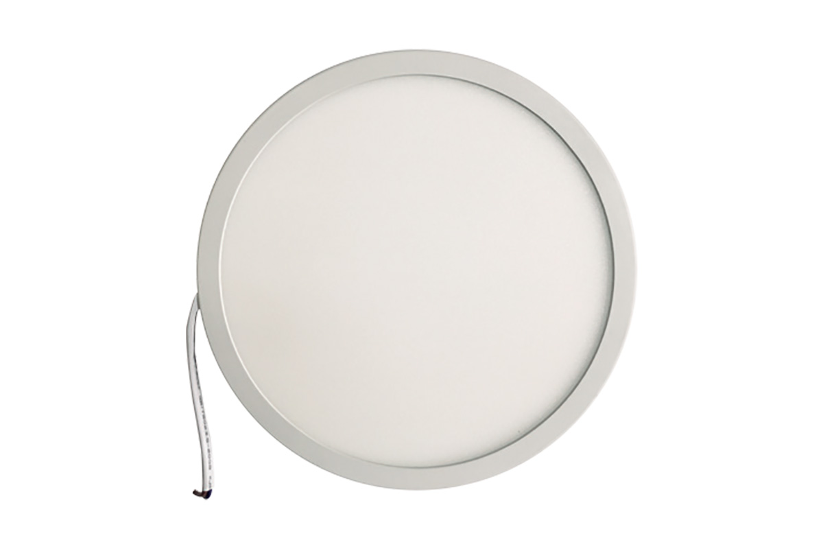Panel LED circular 15 W color blanco, LUZ AMARILLA