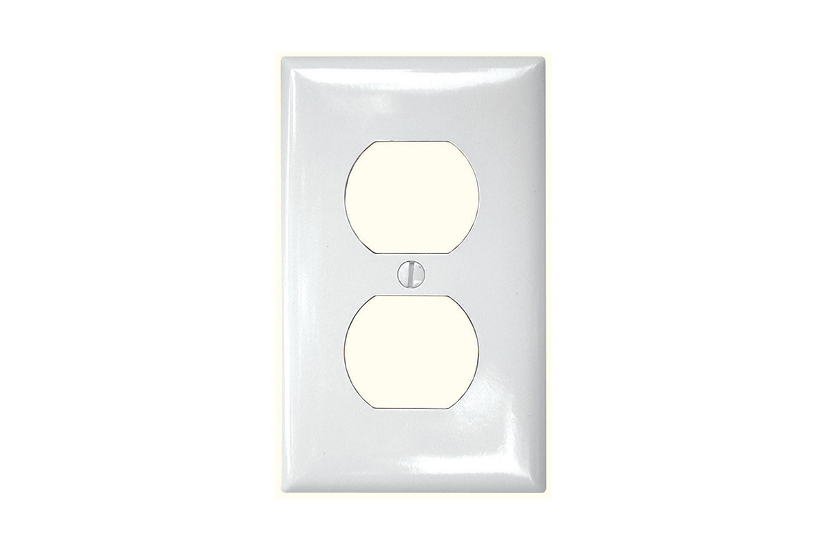 Tapa duplex color blanco