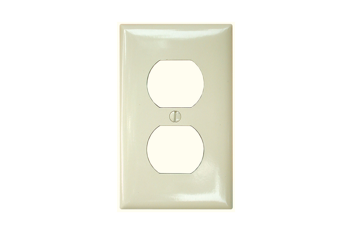 Tapa nylon duplex color marfil 