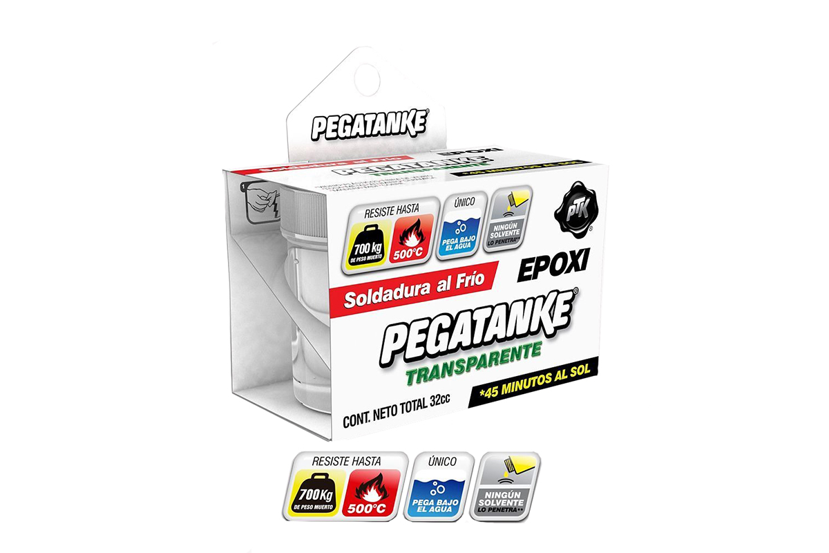 Pegamento epxico multiusos transparente