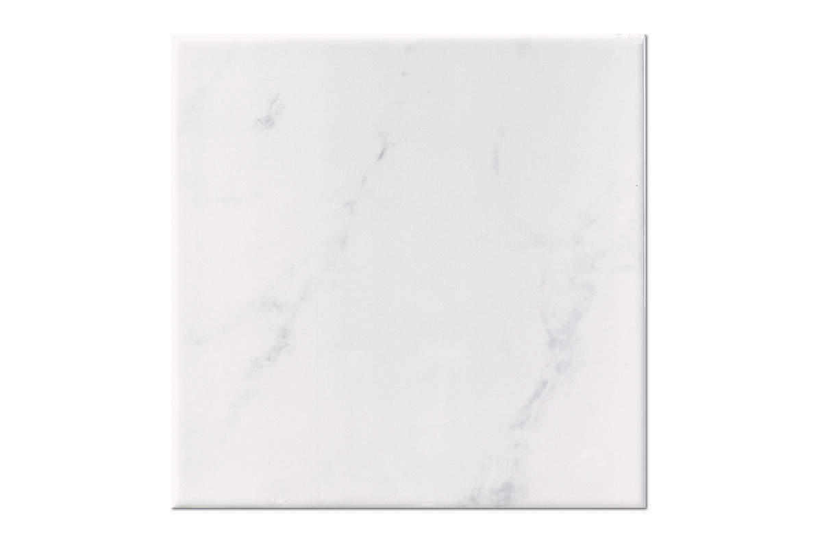 Piso Carrara Blanco brillante 1A 44 x 44 cm, caja con 1.92 m2
