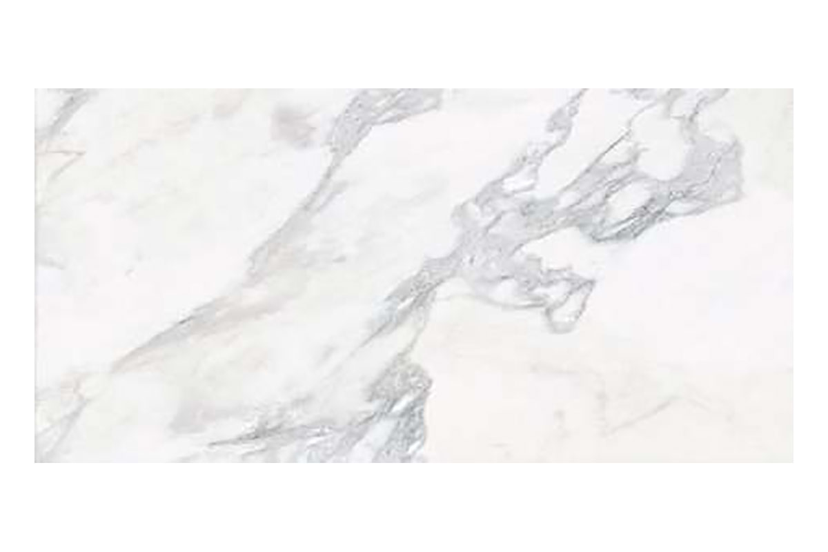 Piso Aurora blanco ZA62 pulido 1A 61 x 122 cm, caja con 1.50 m2, rectificado