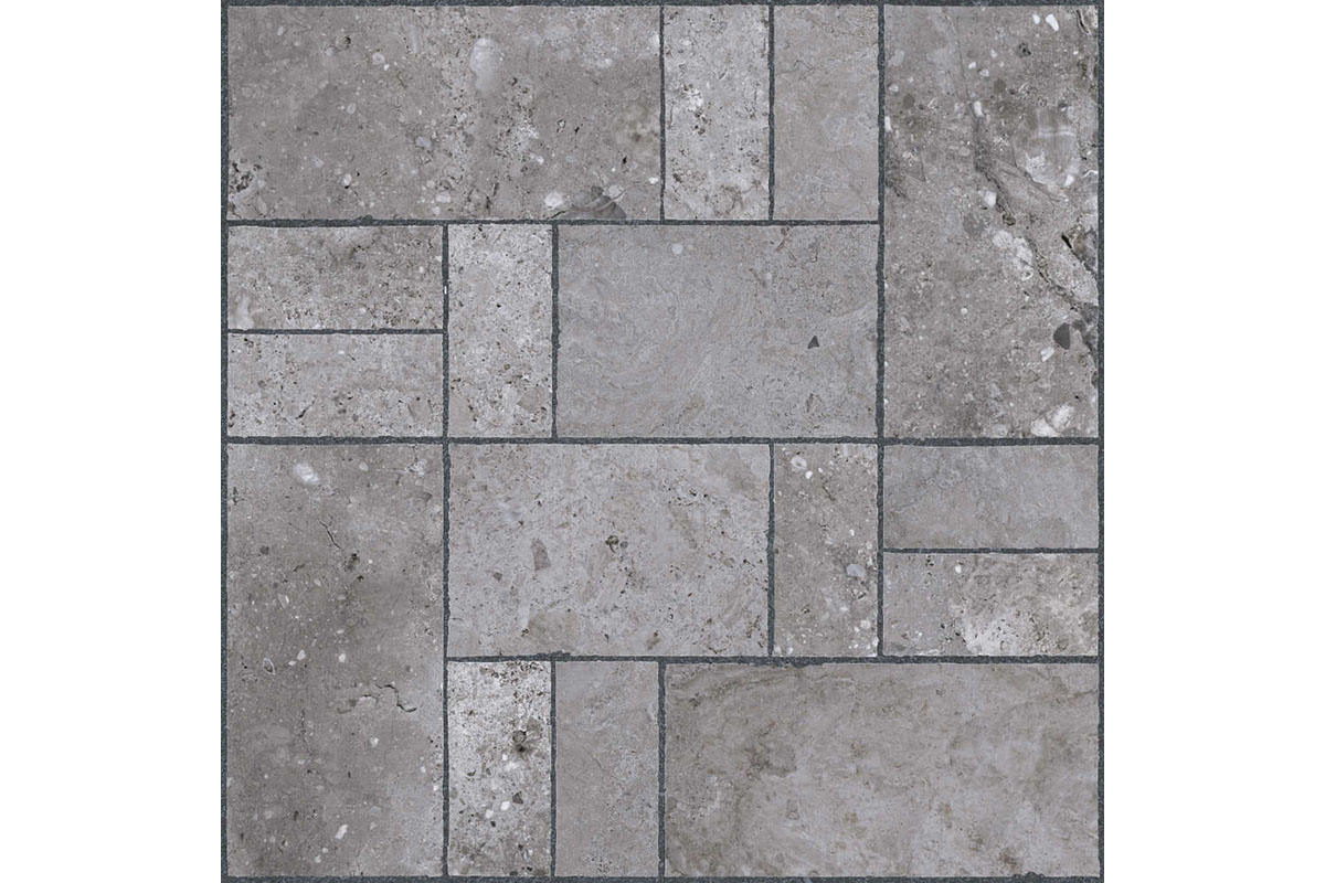 Piso cermico Dorset Fd Gris 1A 44 X 44, caja con 1.92 m2 
