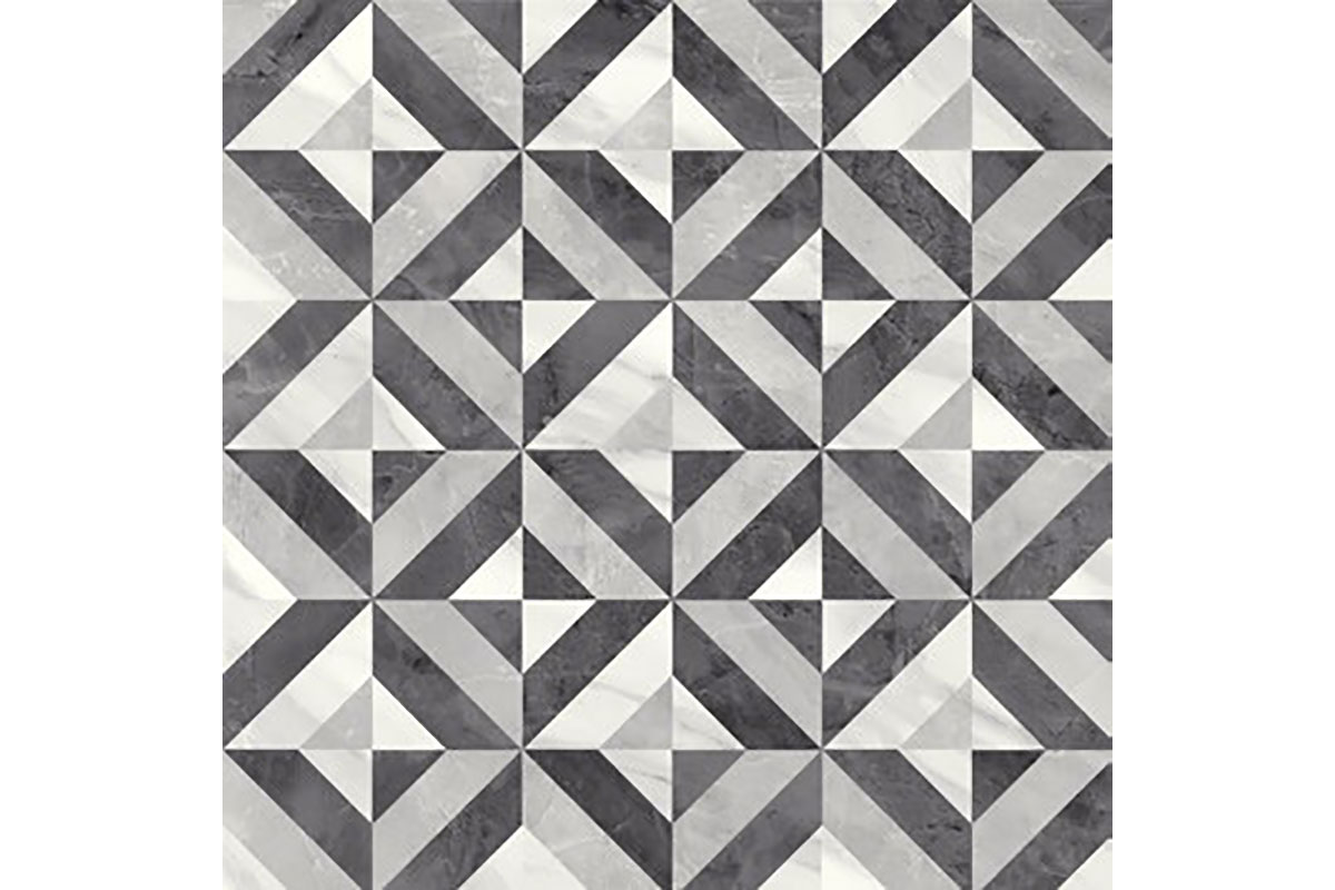 Piso Kalei retro black 1A 37 x 37 cm, cubre 2.11 m2 ZKL6
