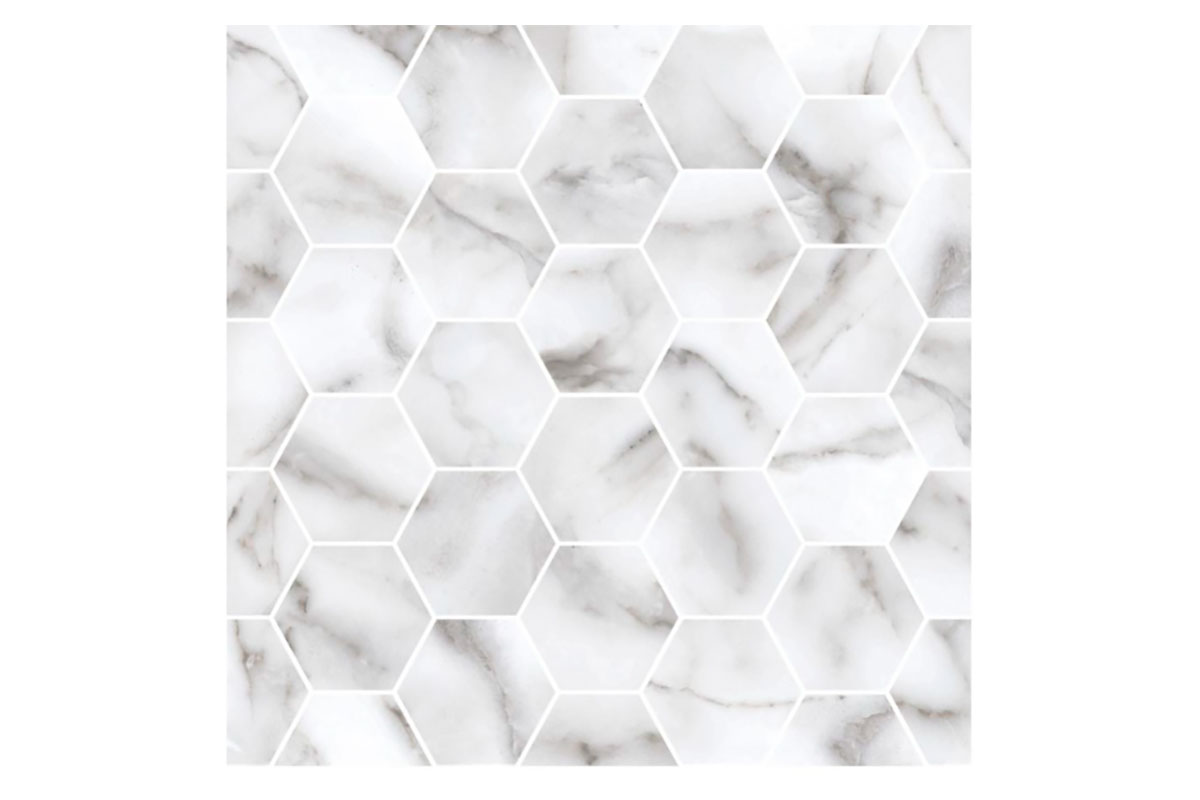 Piso Nival Carrara White 1A 20 x 20 cm, caja con 1.50 m2
