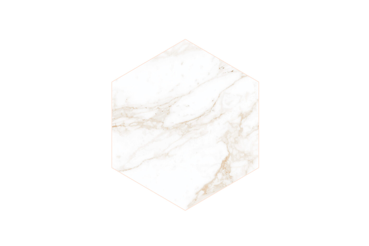 Piso porcelnico Hex Sereni 1A 23 x 26.6, caja con 0.84 m2 