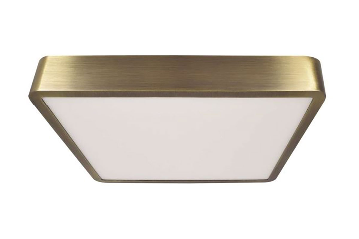 Plaf�n Led Drum Square 39144-3-WW, Color bronce