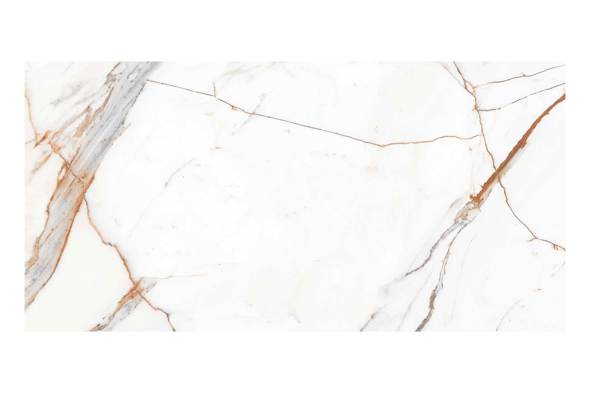 Piso porcel�nico Calacatta gold white 1A 60 x 120 cm, caja 2.16 m2