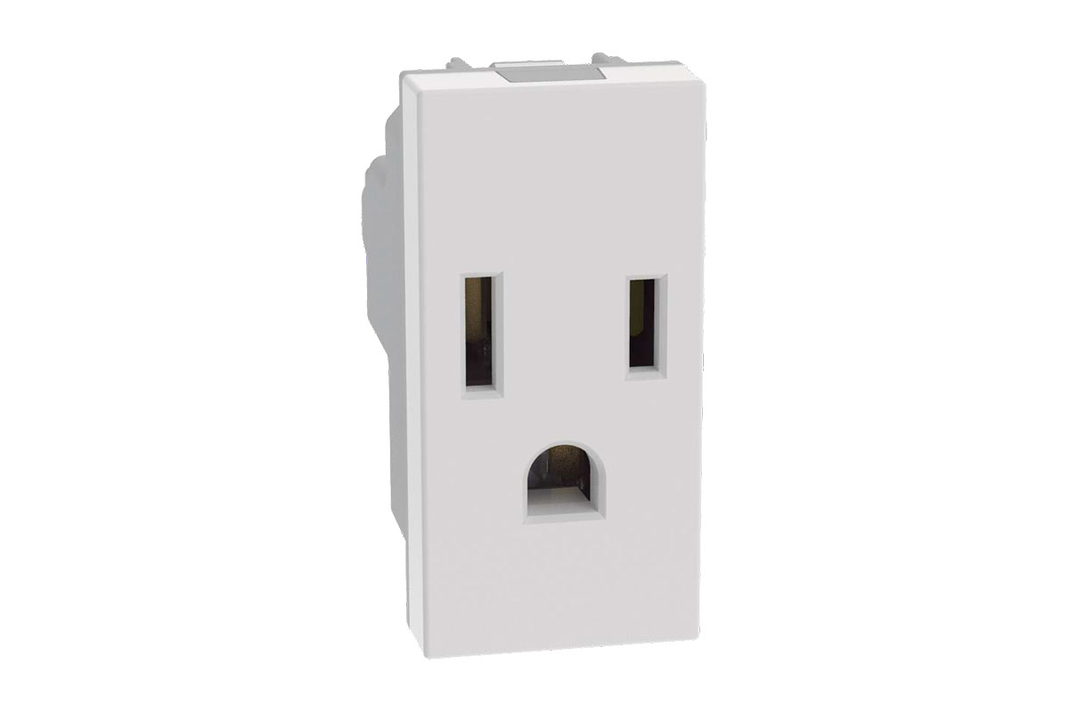 Contacto sencillo Quinzi�o JW4129QS color blanco