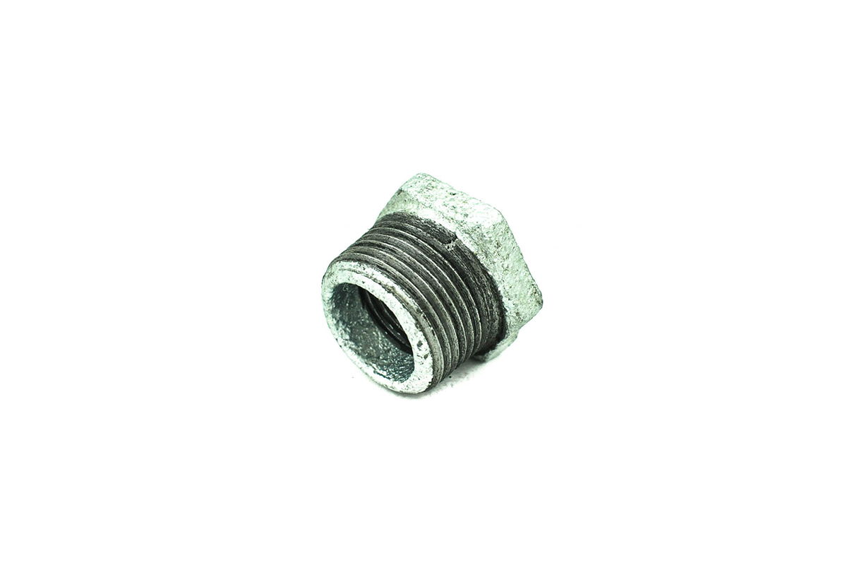 Reduccin bushing galvanizada 19 mm x 13 mm 