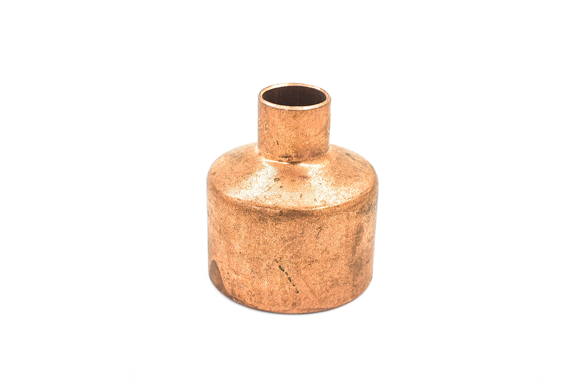 Reduccin campana cobre 38 x 13 mm (1 1/2
