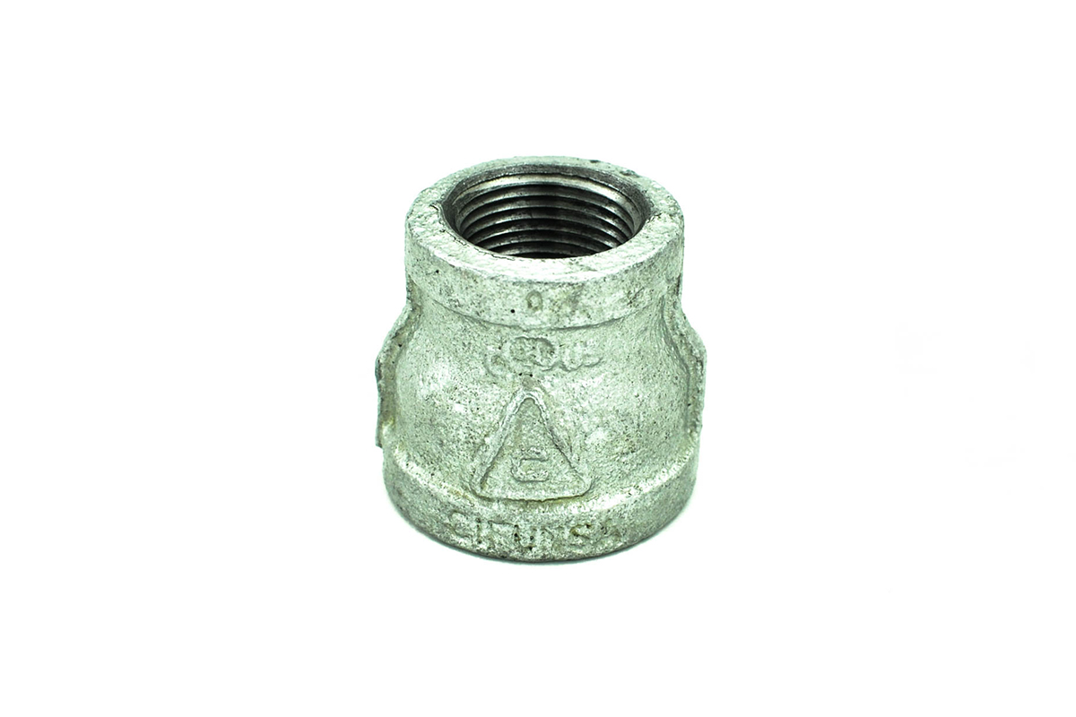 Reduccin de campana galvanizada 25 mm x 19 mm 
