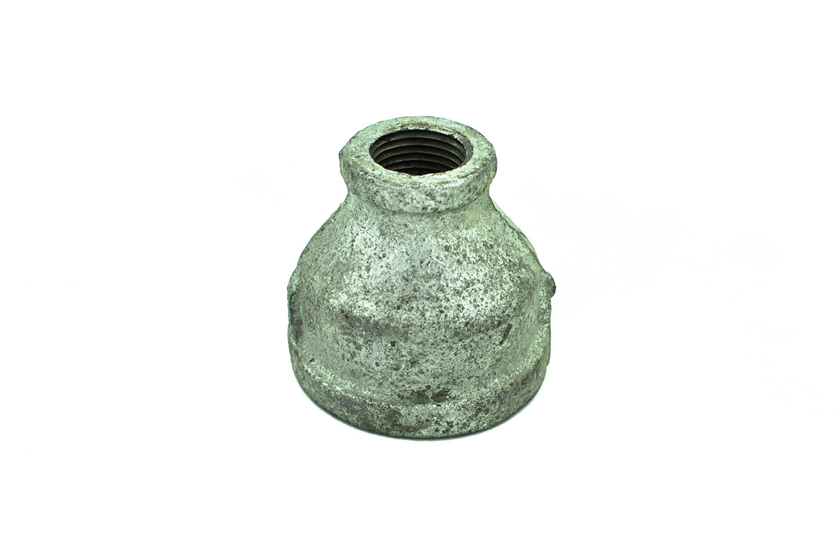 Reduccin campana galvanizada 25 x 10 mm
