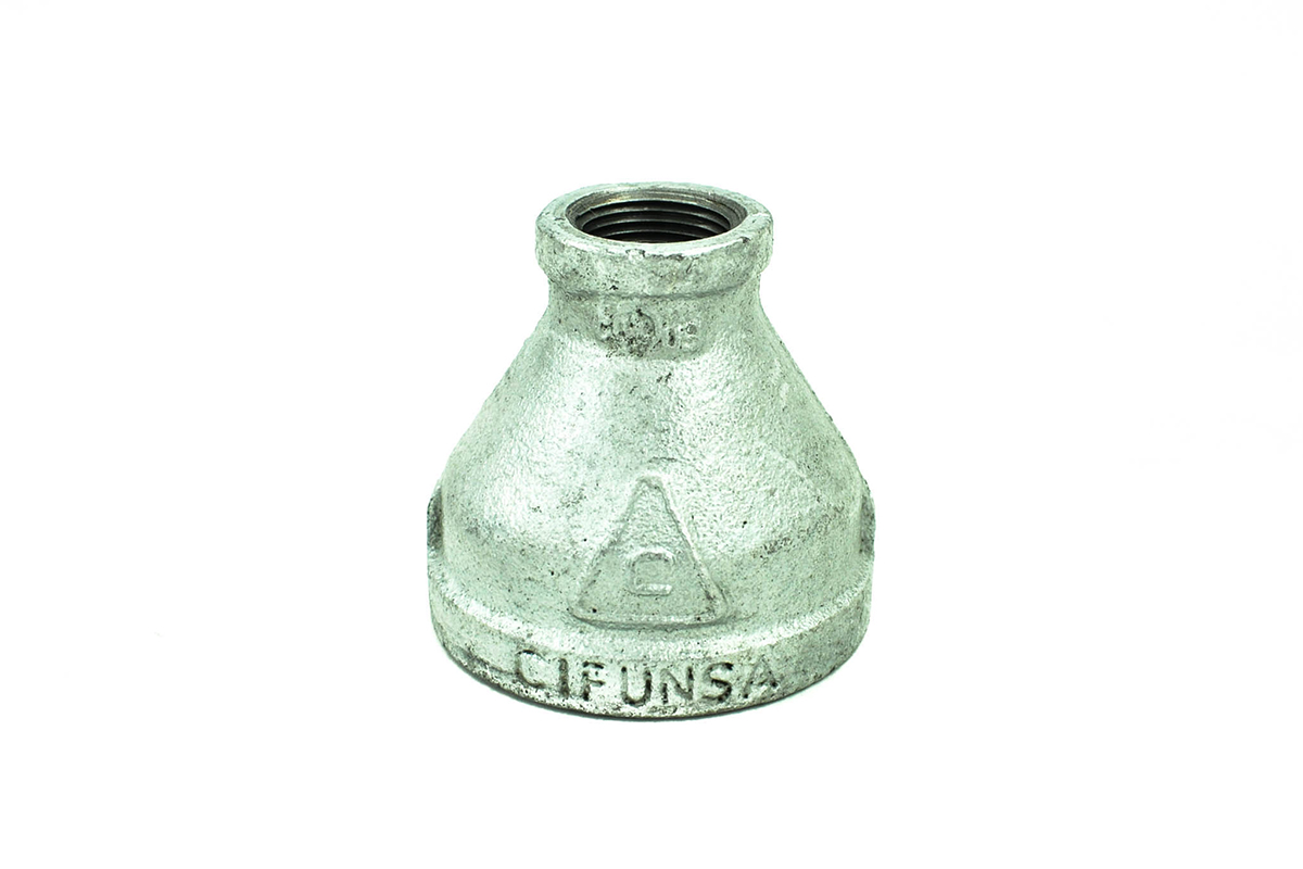 Reduccin campana galvanizada 51 x 19 mm