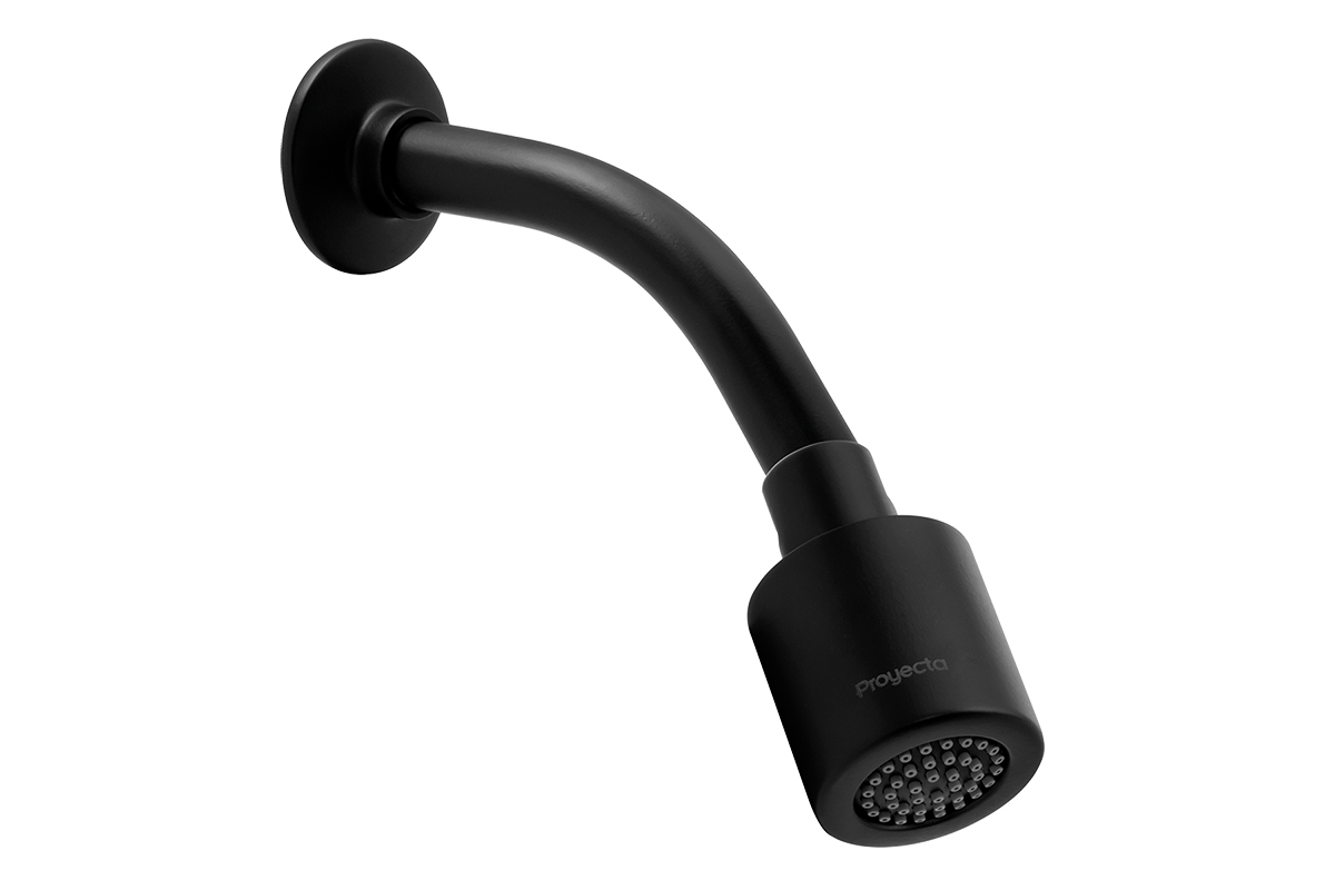 Regadera con brazo REC-03-EB color negro
