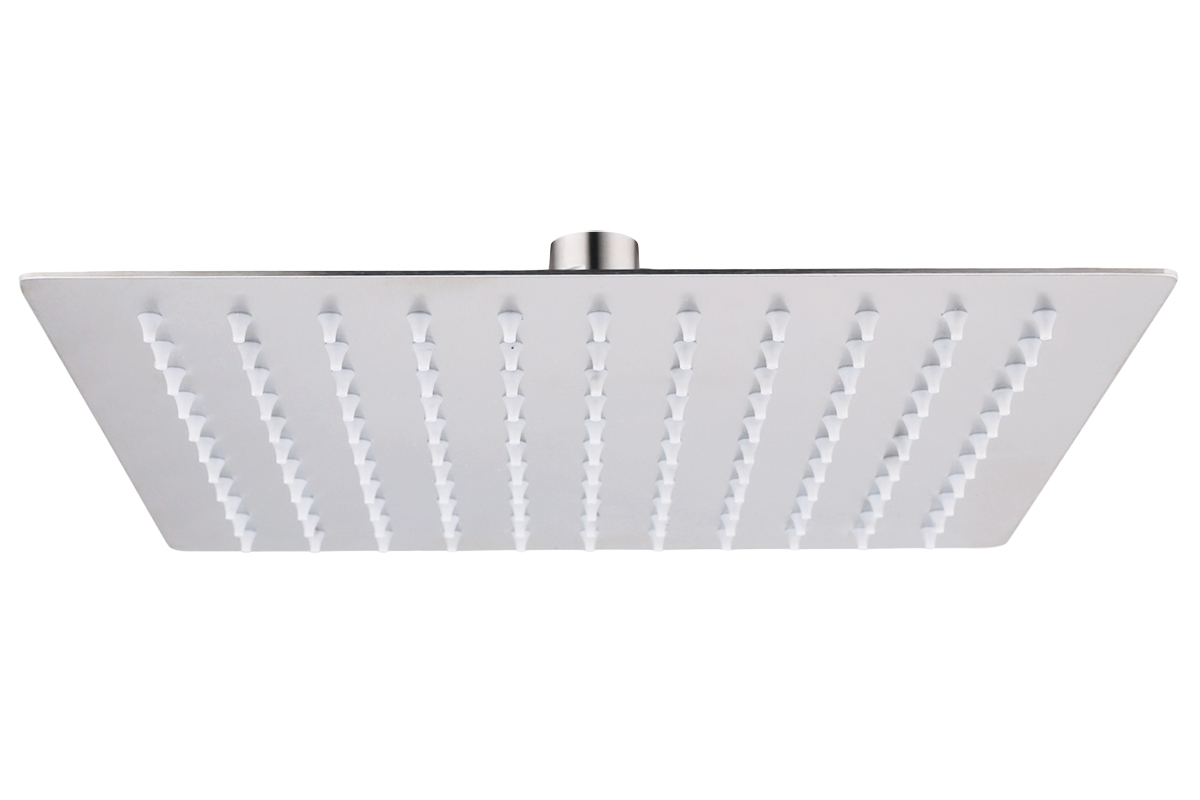 Regadera cuadrada de 10" 7028 acabado satin