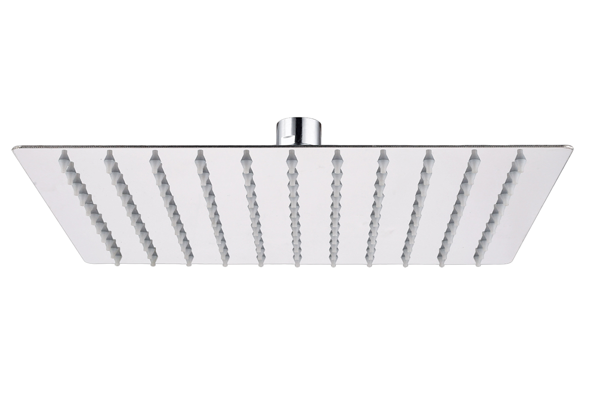 Regadera cuadrada de 10" M.7027 acabado cromo 