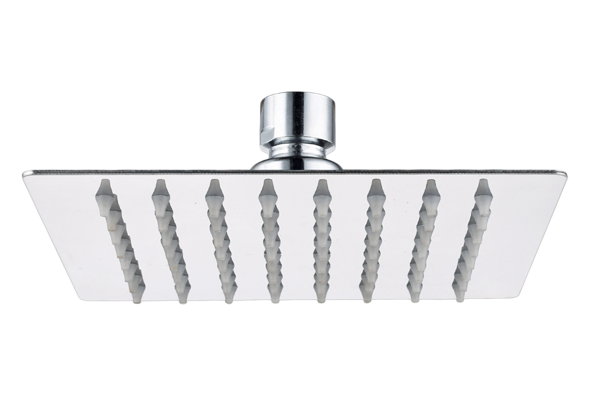 Regadera cuadrada de 6" M.7007-6 acabado cromo 