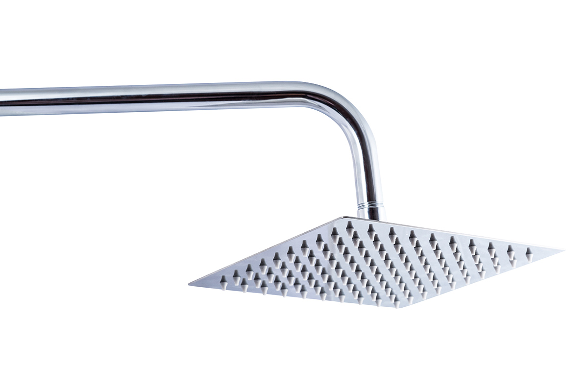 Regadera cuadrada de 8" cromada 7007