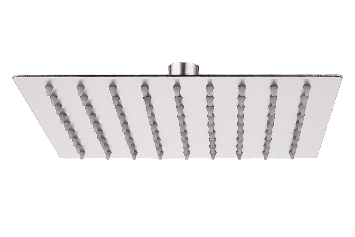 Regadera cuadrada de 8" M.7018 acabado sat�n 
