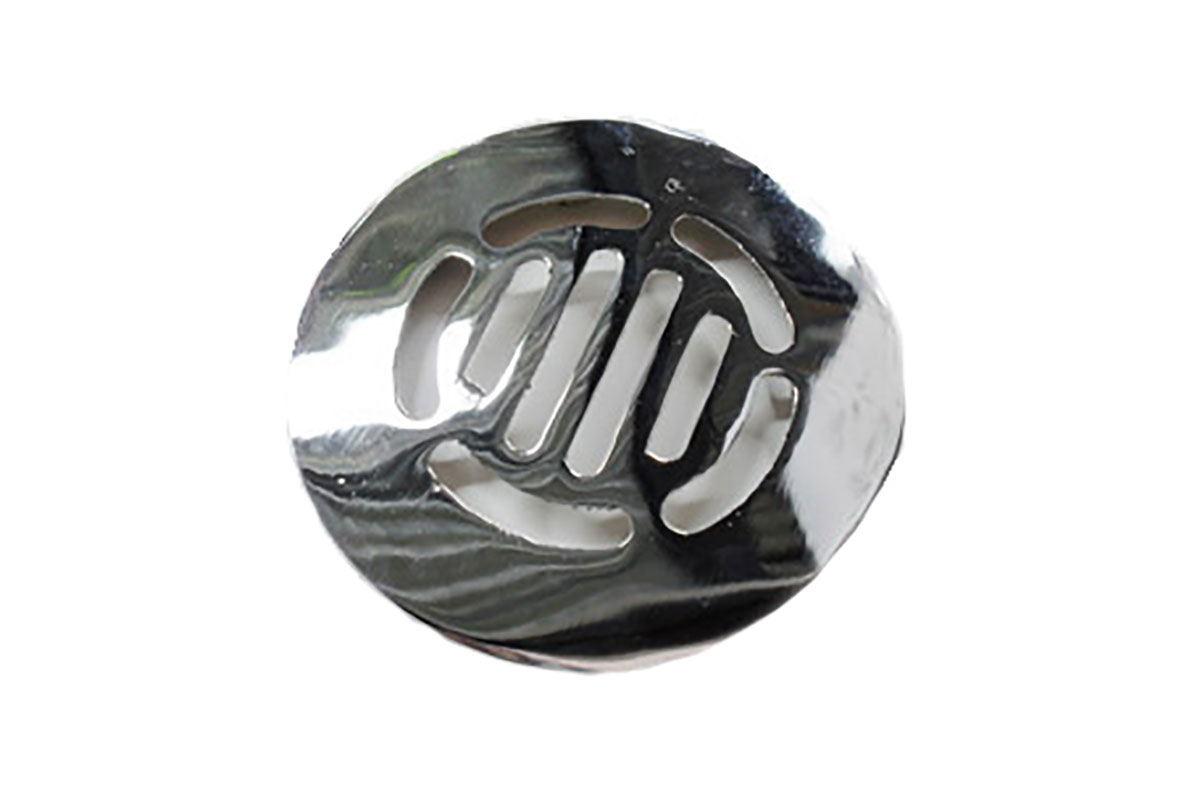 Rejilla media vuelta bronce 396
