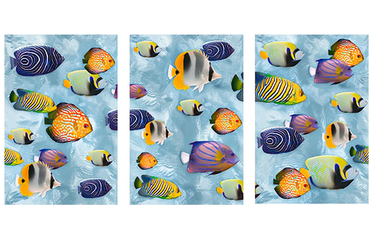 Retablo acuario mix 1A 20 x 30 cm 