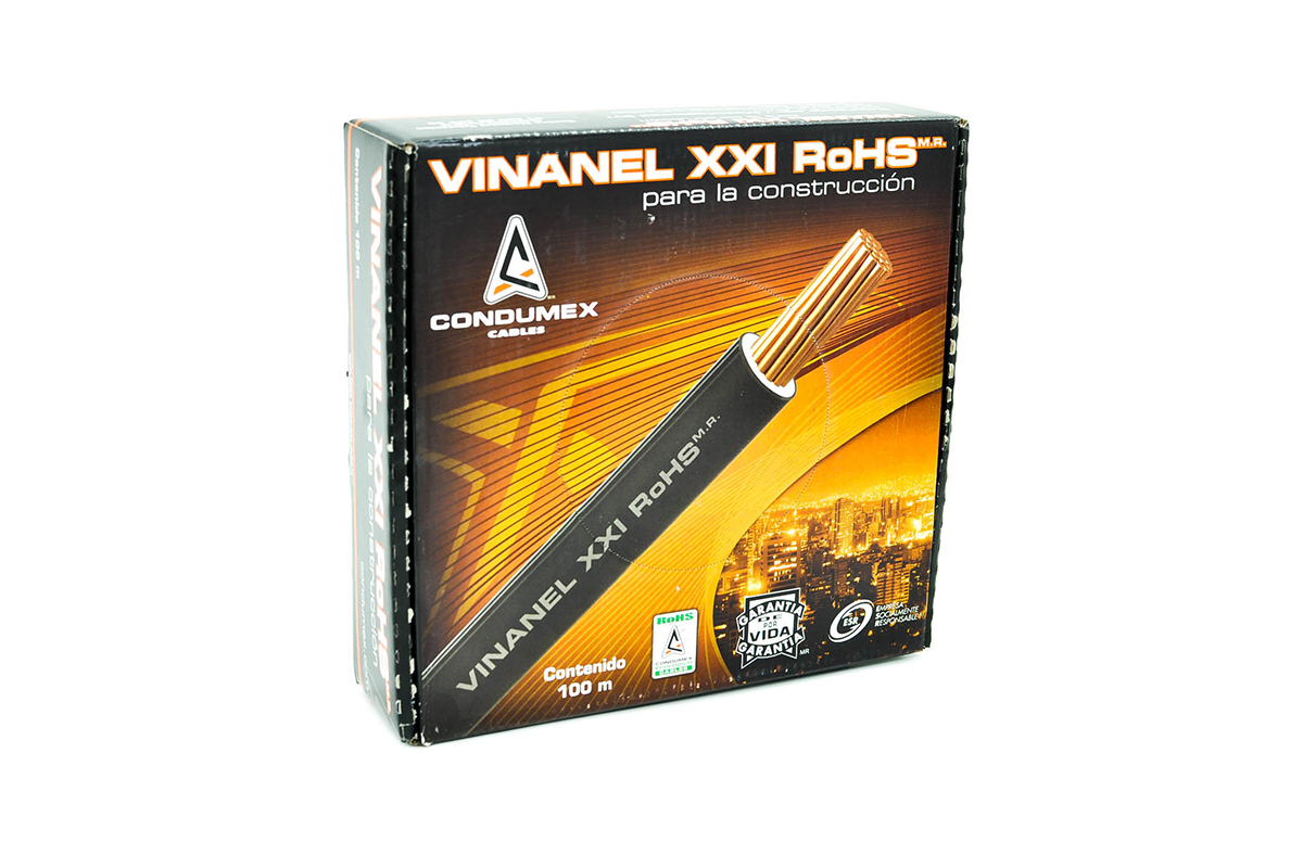 Cable negro por rollo THHW14