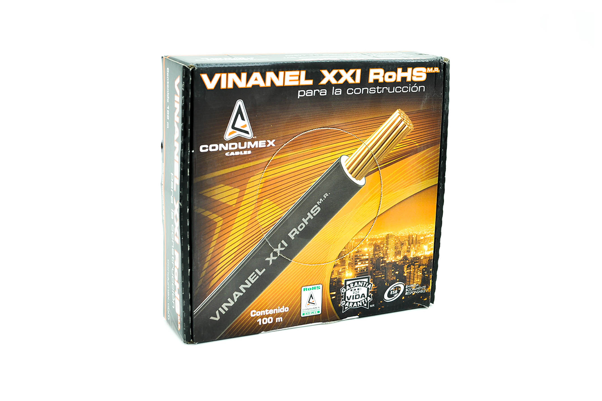 Cable rojo por rollo THHW14