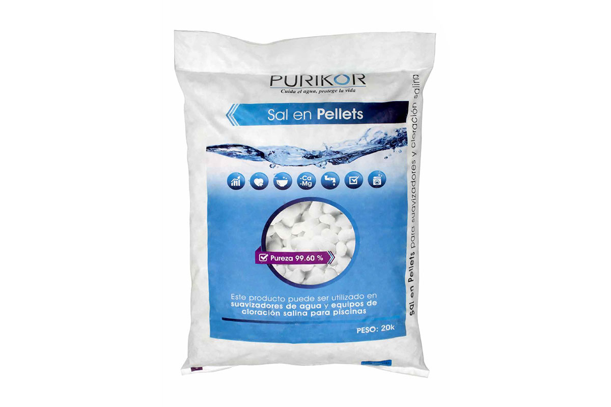 Sal en pellets para suavizadores 
