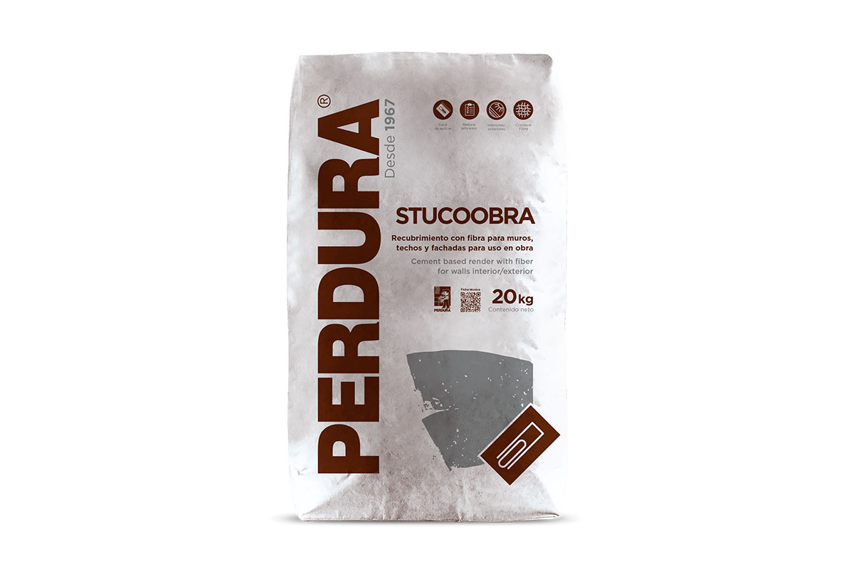 Stucoobra 20 kg color blanco