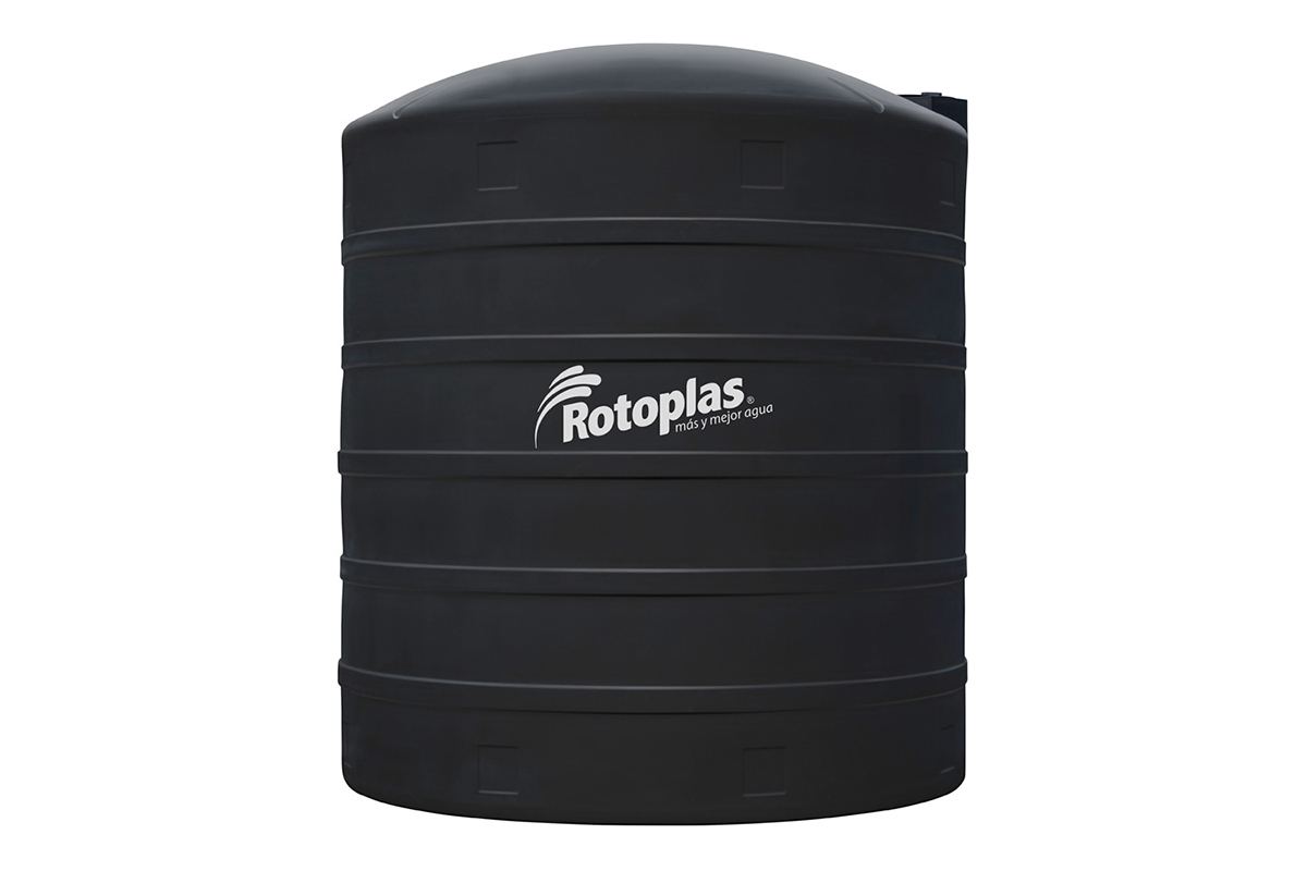 Tanque Industrial de almacenamiento 5000 lts color negro 