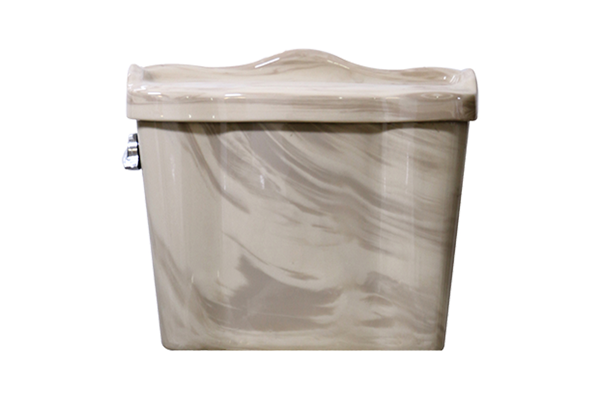 Tanque para inodoro Oxford color beige marmoleado