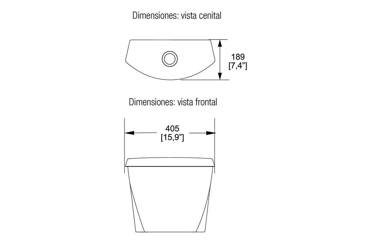 Deposito para sales wc