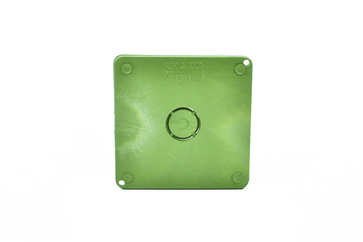 Tapa cuadrada PVC conduit pesado 3