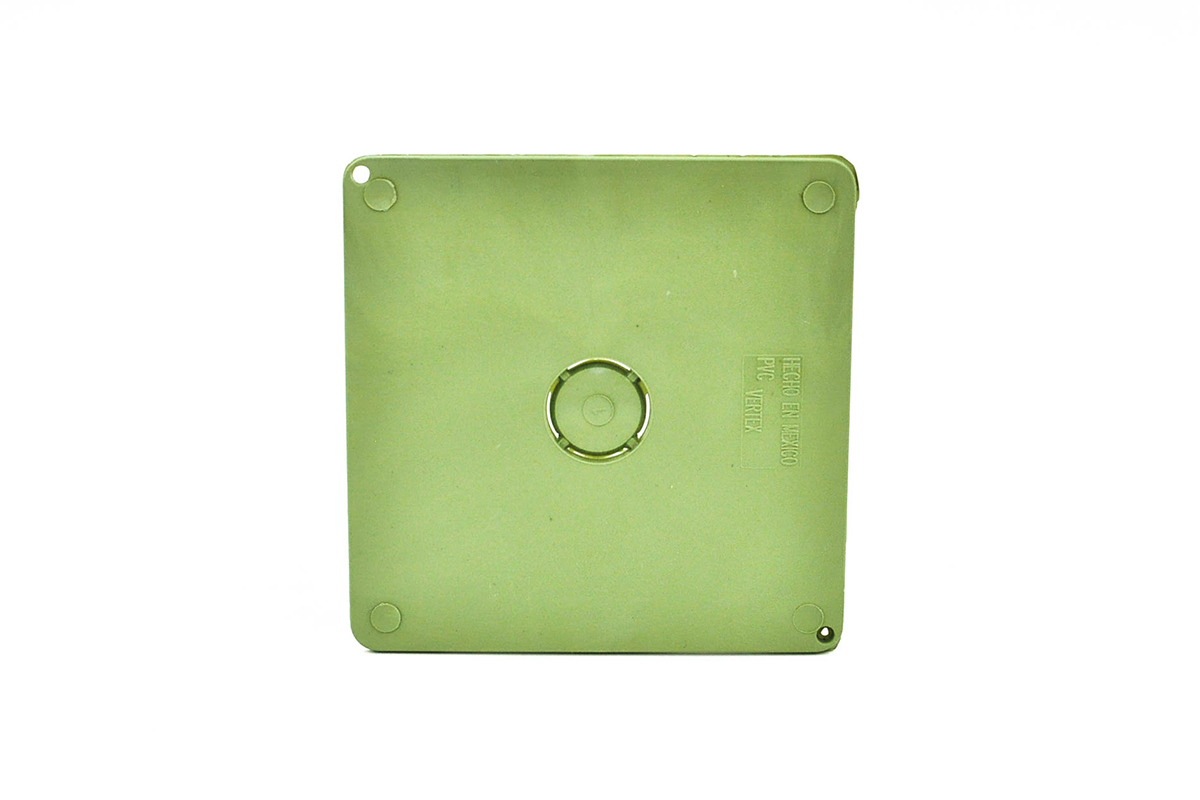 Tapa cuadrada PVC conduit pesado 4