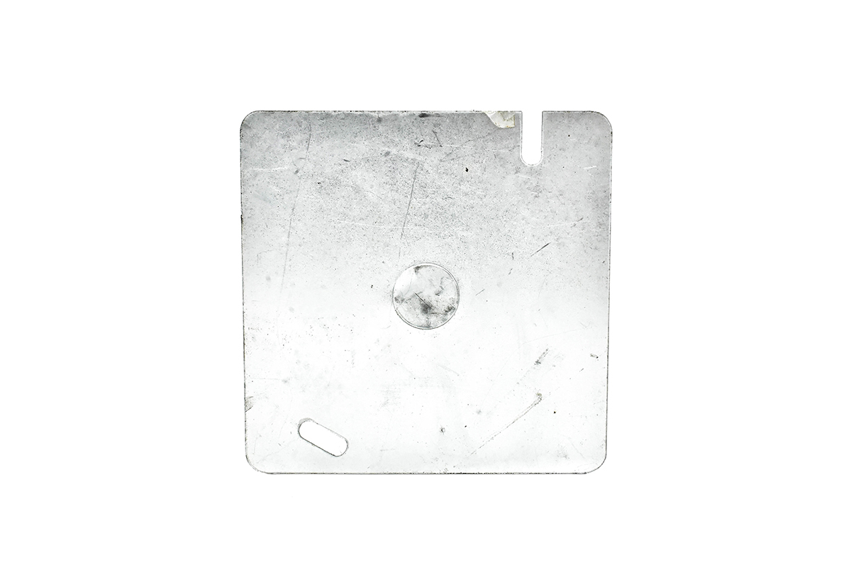 Tapa cuadrada galvanizada 25 x 120 x 120